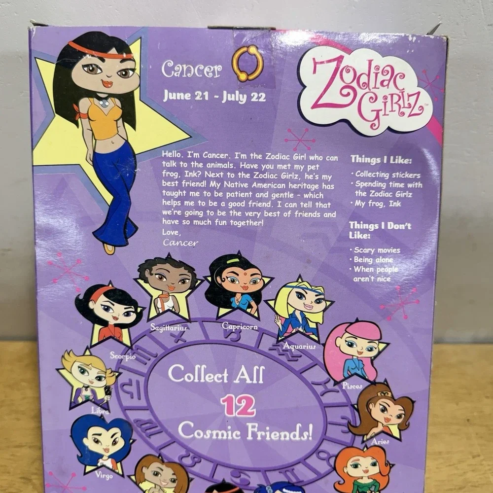 Zodiac Girlz Doll Cancer July 2003 3 Muses Vintage Y2K Fashion Doll 60004 NIB